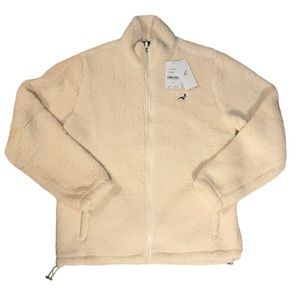 Size XL - Jeff Staples Pigeon Sherpa Zip Up “Cream” 

Brand New